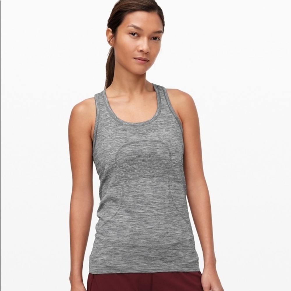 GREY SWIFTLY TECH LULU LEMON TANK TOP